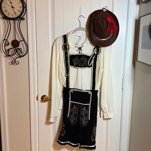 Spooktacular Creations Octoberfest Men Costume Traditional Black and Cream